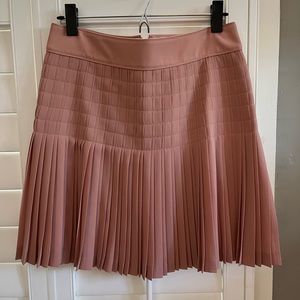 J CREW Pleated Chiffon Georgette Short Skirt, in blush pink, not worn